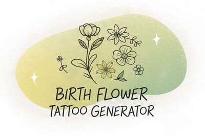 生日花纹身生成器