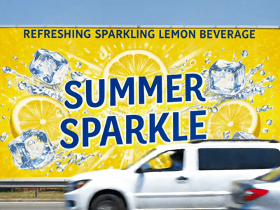 3D billboard u dálnice