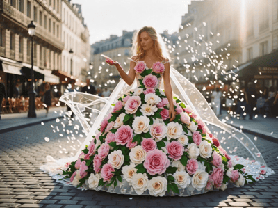 Floral Dress Video Effects