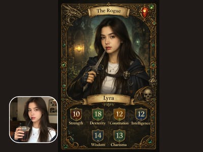 RPG Character Card Filter