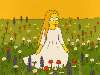 Simpsons Video Effect