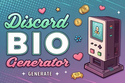 Discord Bio Generator