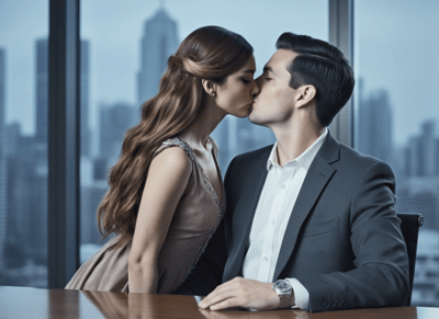 AI Girlfriend Kiss Cover Image