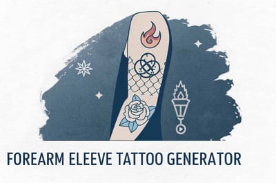 前臂花臂纹身生成器