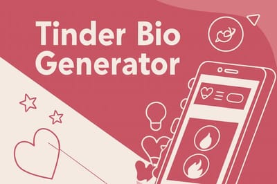 Tinder Bio Generator