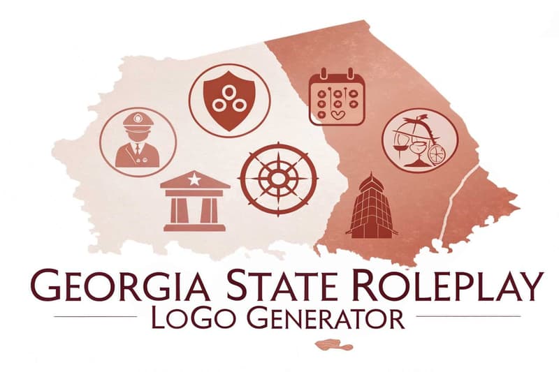 Georgia State Roleplay Logo Generator Cover Image