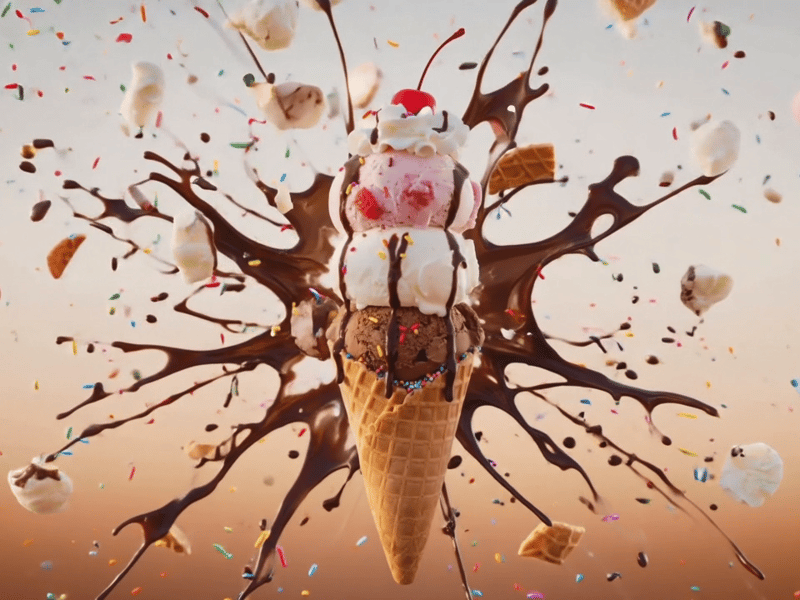 Food Explosion Video Effects Cover Image