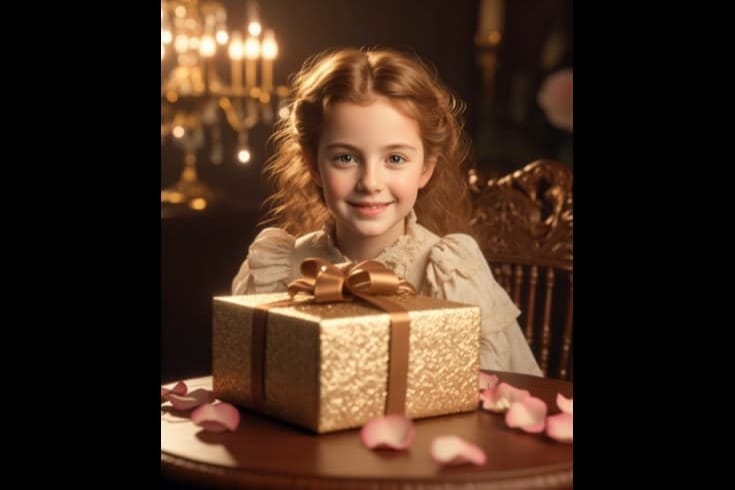 Gouden Cadeau Video-effecten Cover Image