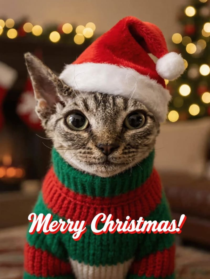 Generador de Tarjetas de Navidad con IA - Somake AI, image size:800x1061