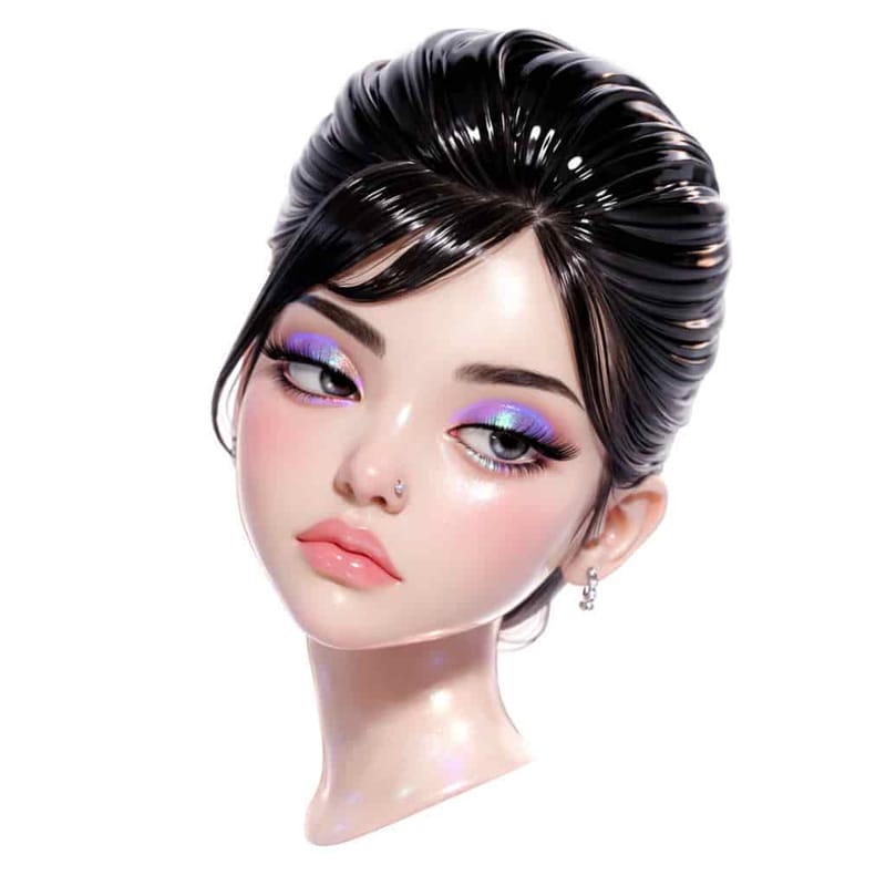 3D glam doll