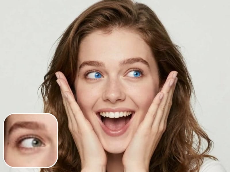 تغيير لون العين