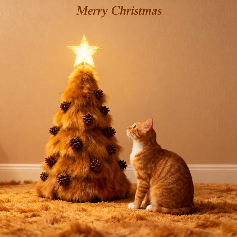 Árbol de Navidad Peludo