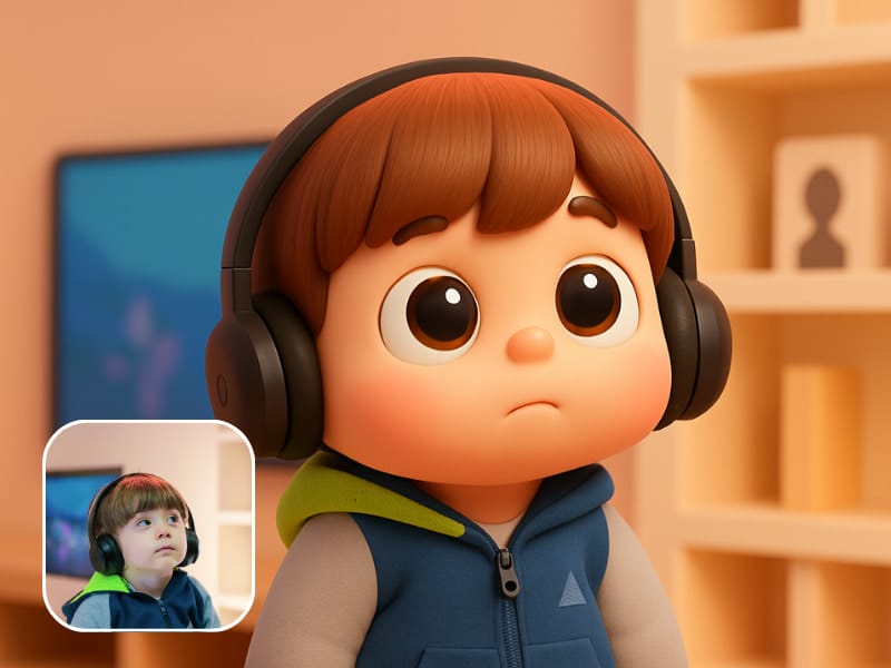 فلتر 3D ممتع