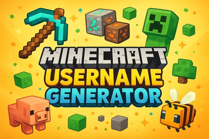 Minecraft Kullanıcı Adı Oluşturucu Cover Image