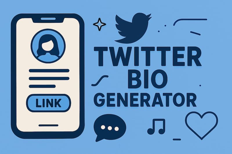 مولد بايو تويتر Cover Image