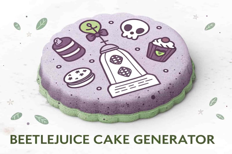 Beetlejuice Cake Generator Cover Image