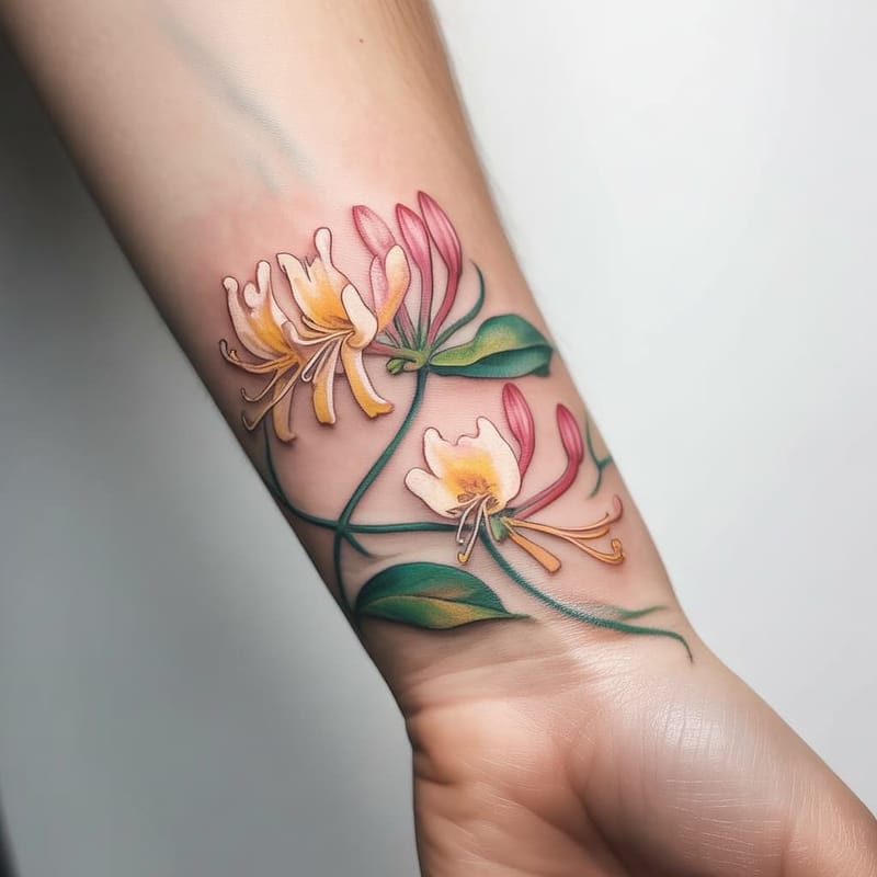 Birth Flower Tattoo Generator - Example 12