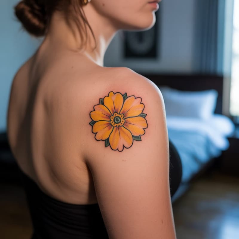 Birth Flower Tattoo Generator - Example 15