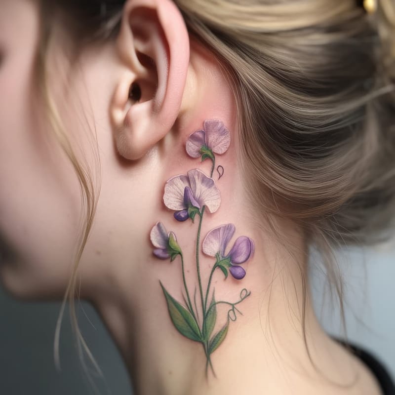 Birth Flower Tattoo Generator - Example 9