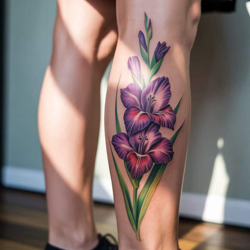 Birth Flower Tattoo Generator - Example 10