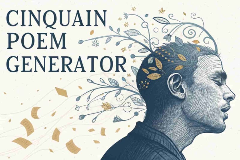 Cinquain Poem Generator Cover Image