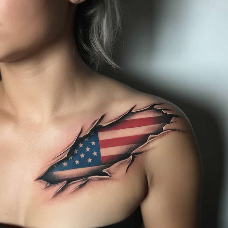 Collarbone Tattoos Generator - Example 1