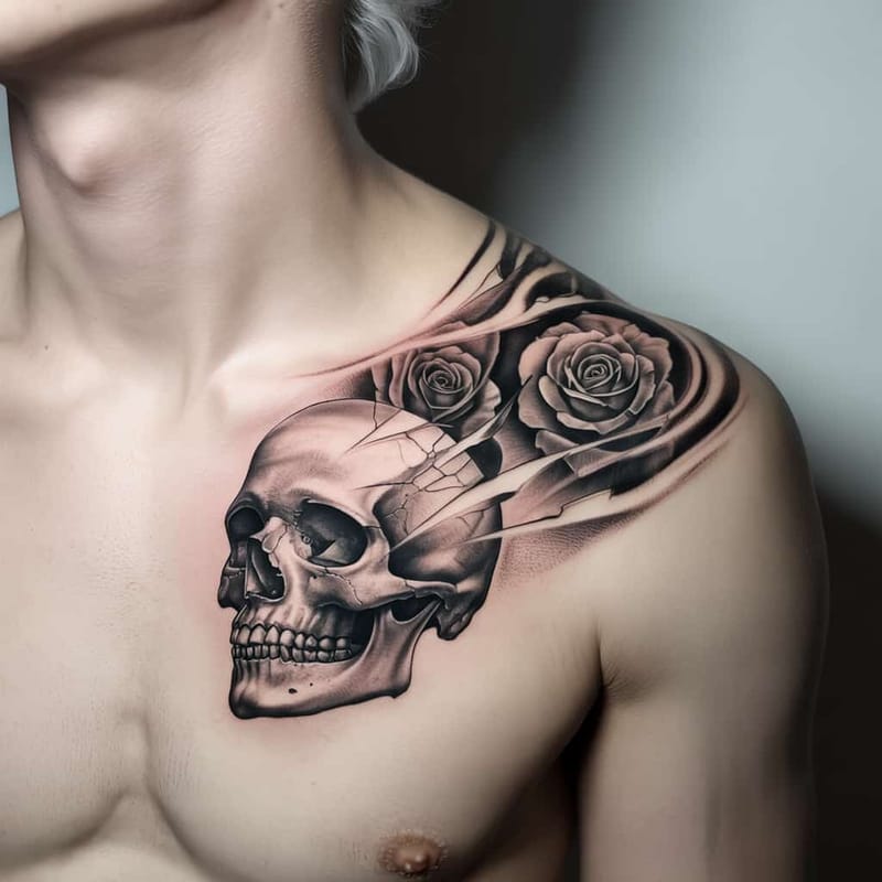 Collarbone Tattoos Generator - Example 3