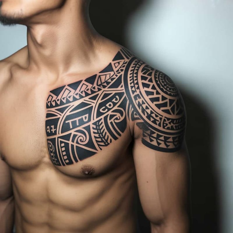 Collarbone Tattoos Generator - Example 9