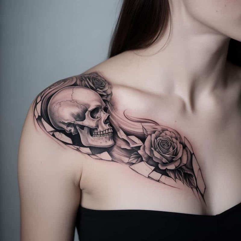 Collarbone Tattoos Generator - Example 10
