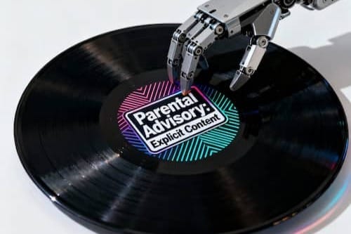 Ebeveyn Uyarısı Albüm Kapağı Yapıcı Cover Image