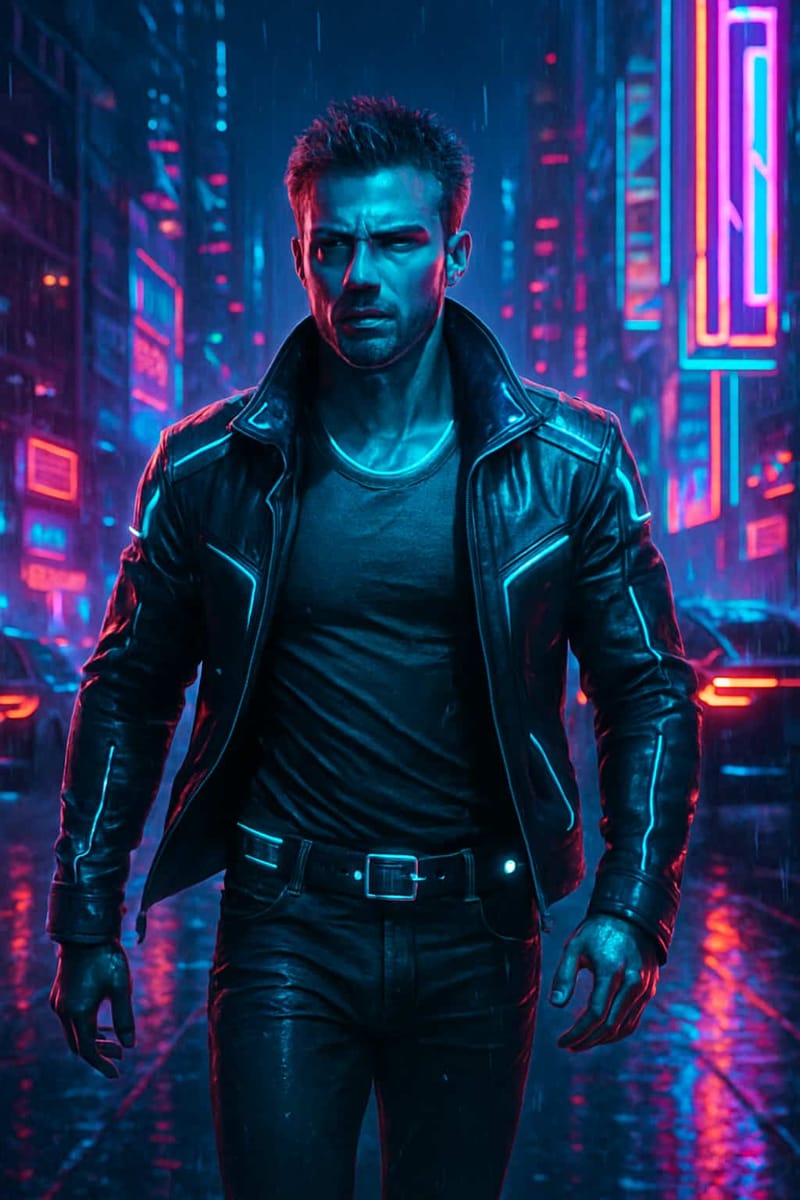 Cyberpunk Filter - Example 1