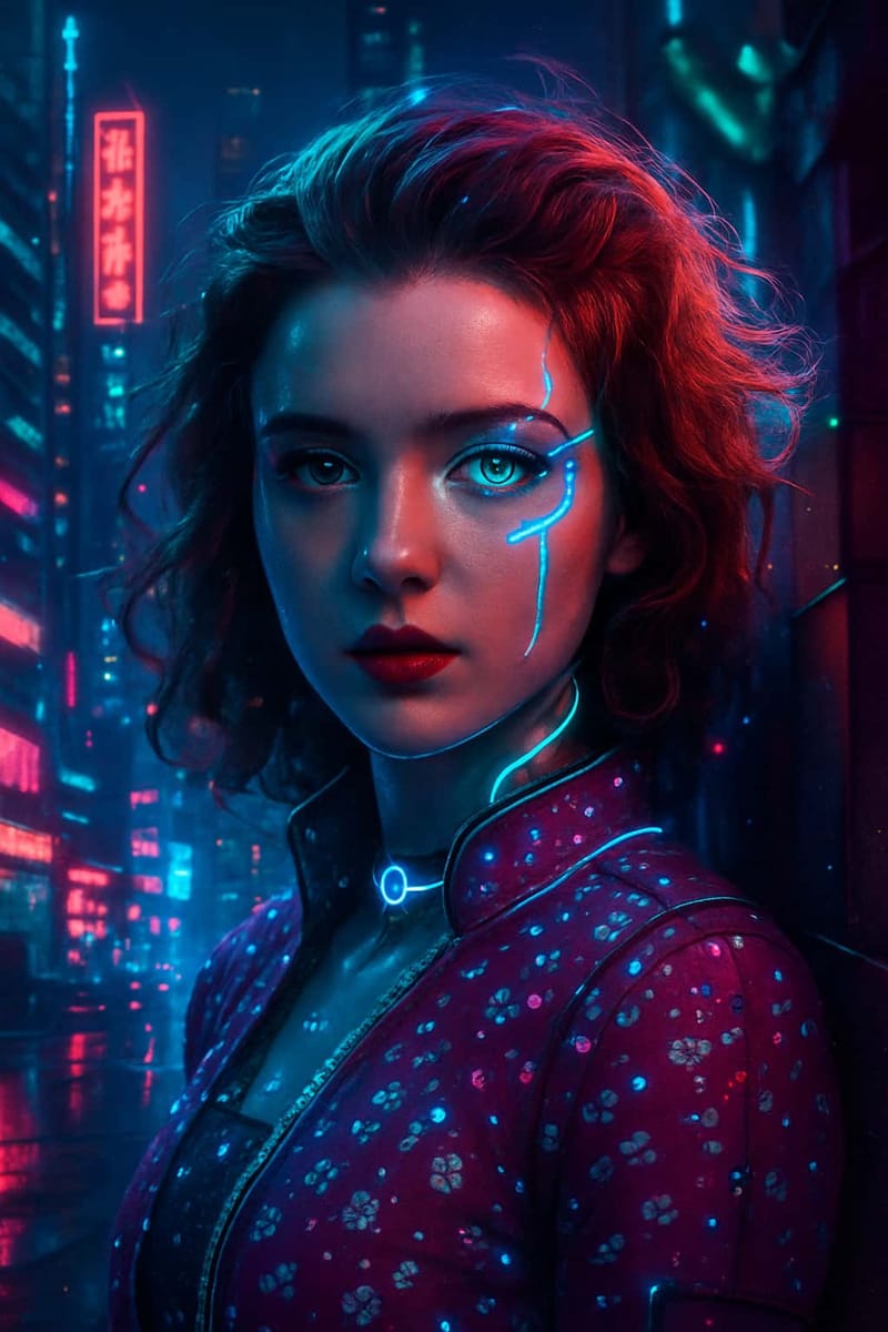 Cyberpunk Filter - Example 3