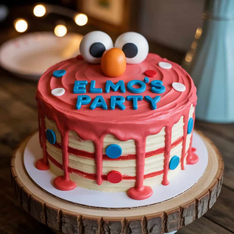 Elmo Cake Generator - Example 1