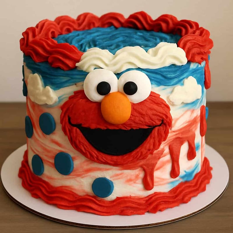 Elmo Cake Generator - Example 4