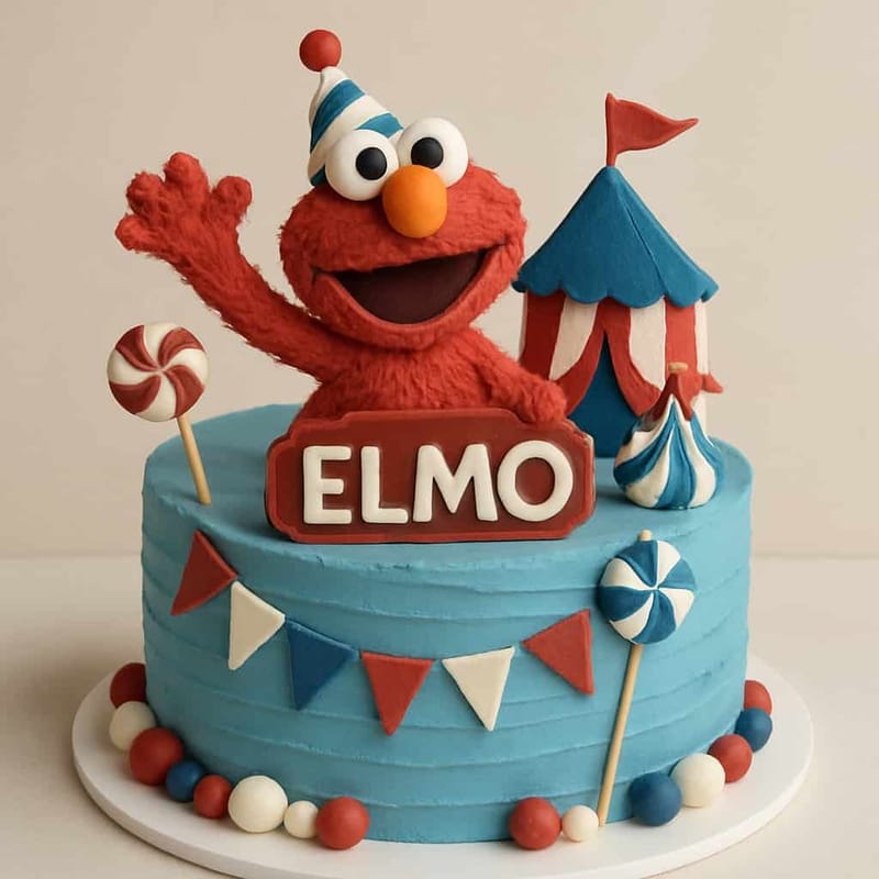 Elmo Cake Generator - Example 10