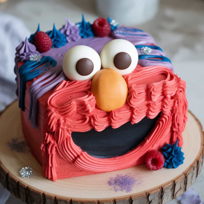 Elmo Cake Generator - Example 17