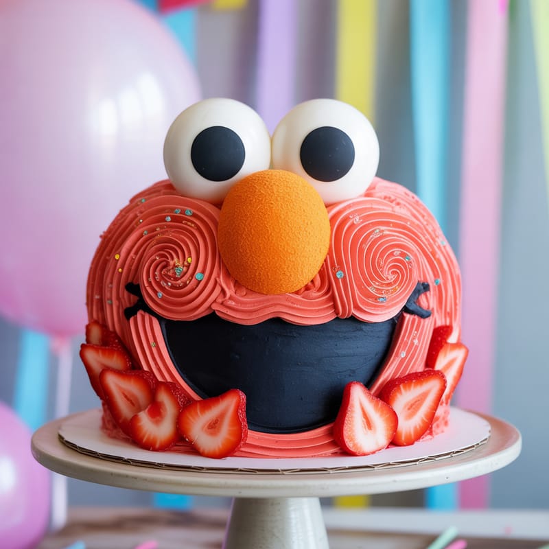Elmo Cake Generator - Example 19