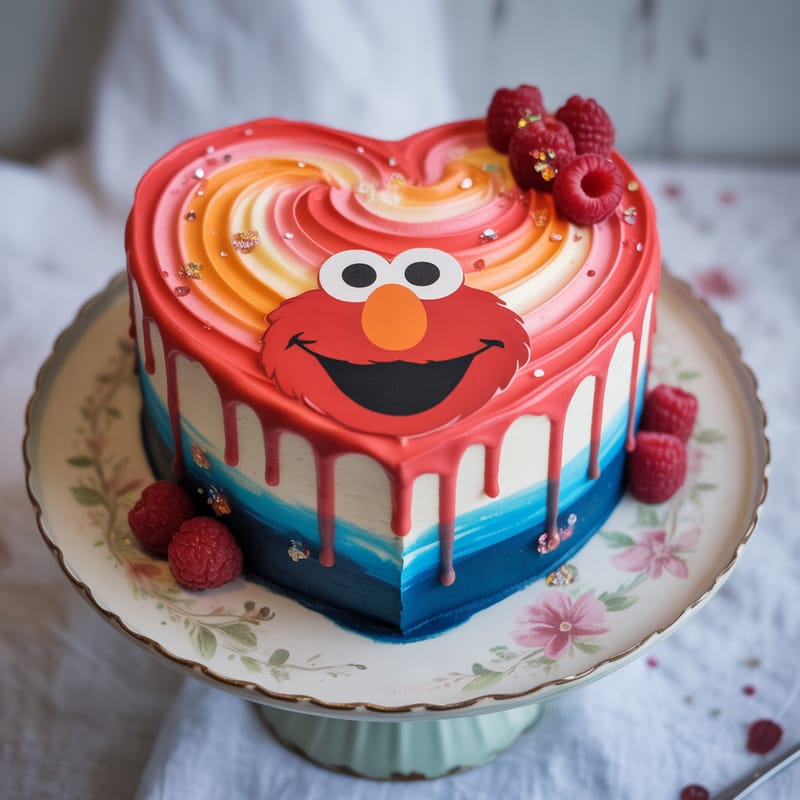 Elmo Cake Generator - Example 20