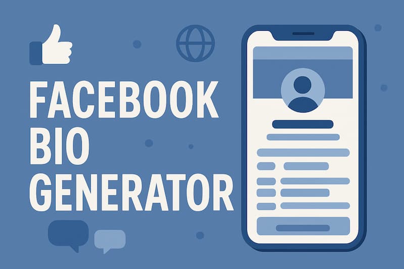 Facebook Bio Generator Cover Image