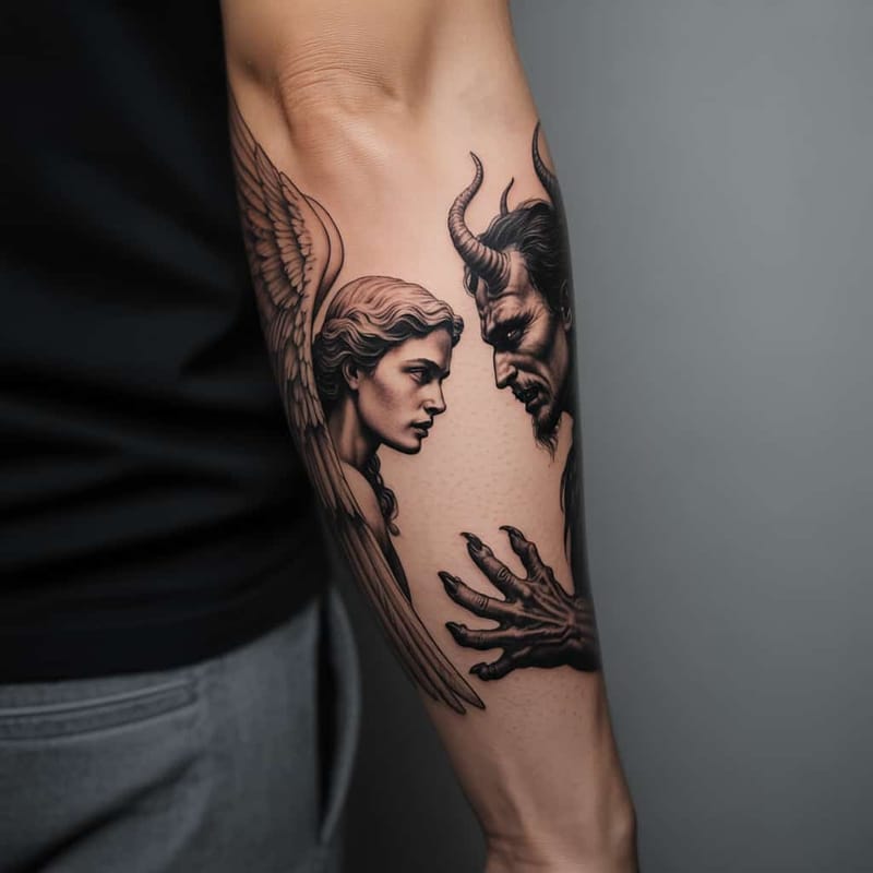 Forearm Sleeve Tattoo Generator - Example 1