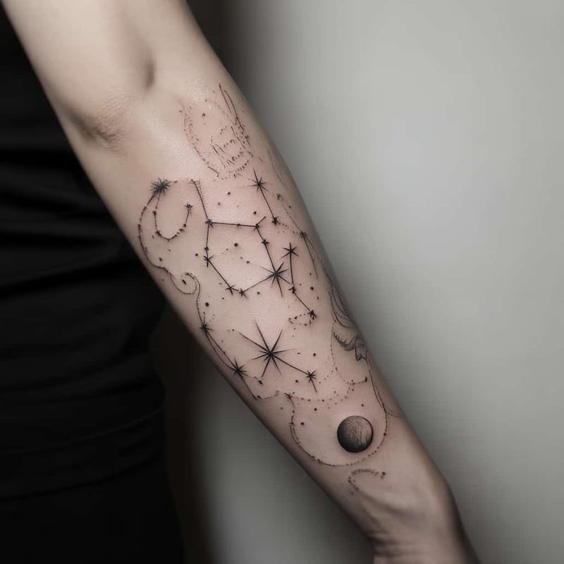 Forearm Sleeve Tattoo Generator - Example 11
