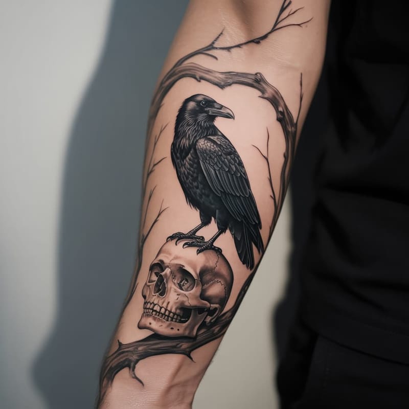 Forearm Sleeve Tattoo Generator - Example 8