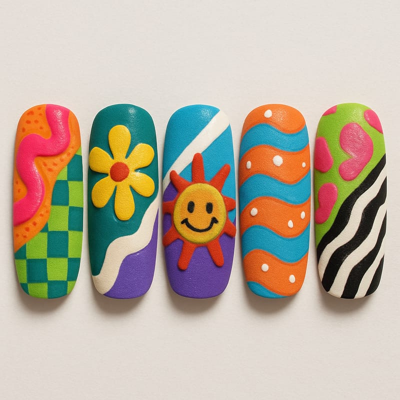 Gel Summer Nail Generator - Example 6