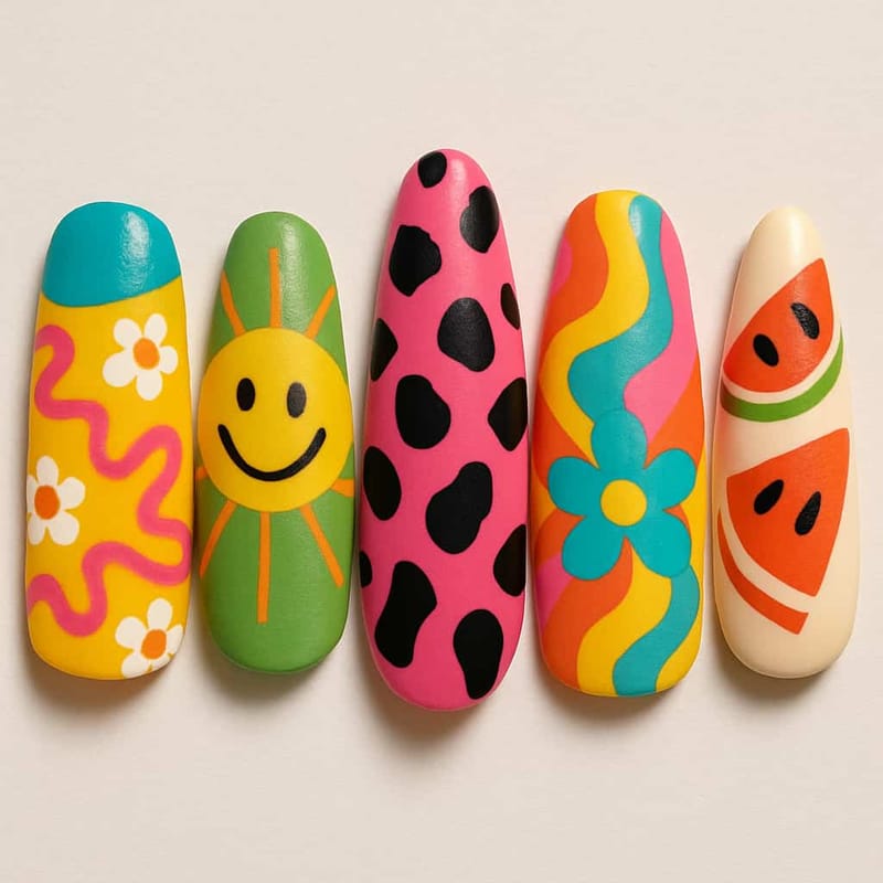 Gel Summer Nail Generator - Example 8