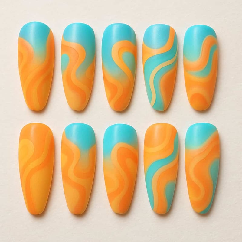 Gel Summer Nail Generator - Example 11