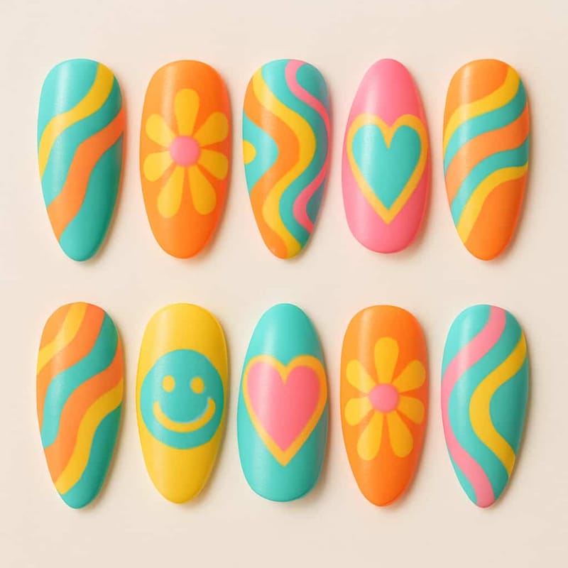 Gel Summer Nail Generator - Example 12