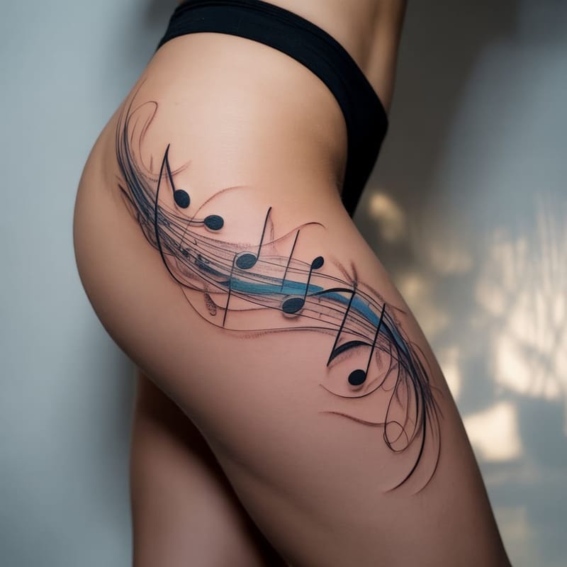 Leg Sleeve Tattoo Generator - Example 11
