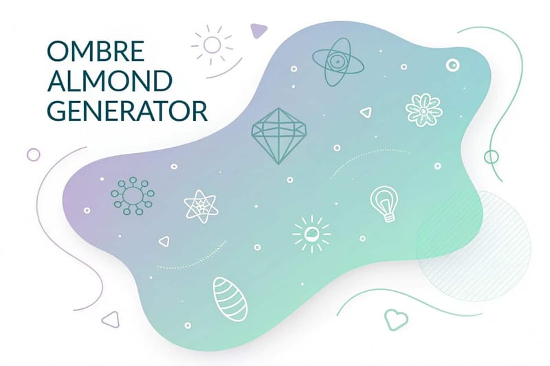 Ombre Almond Nail Generator Cover Image