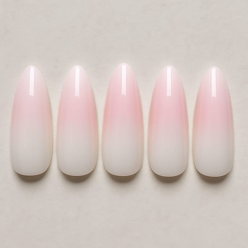 Ombre Almond Nail Generator - Example 6