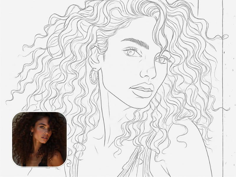 Photo to Line Drawing Cover Image